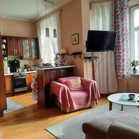 Lägenhet Apartament 3 Pokojowy W Centrum Gizycka *